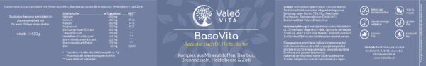Valeo Vita Baso Vita Etikett