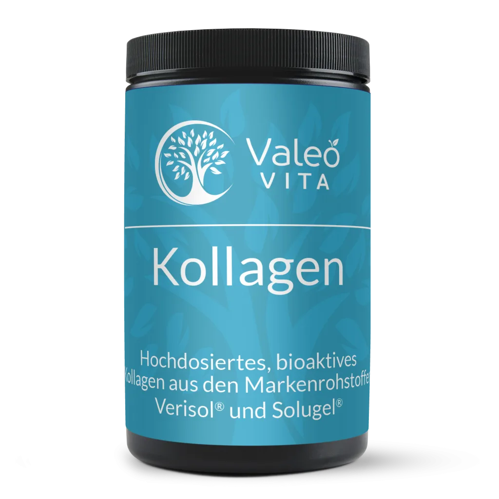 Kollagen Pulver von Valeo Vita – Kollagenpeptide VERISOL B und SOLUGEL, 10 g pro Tagesdosis