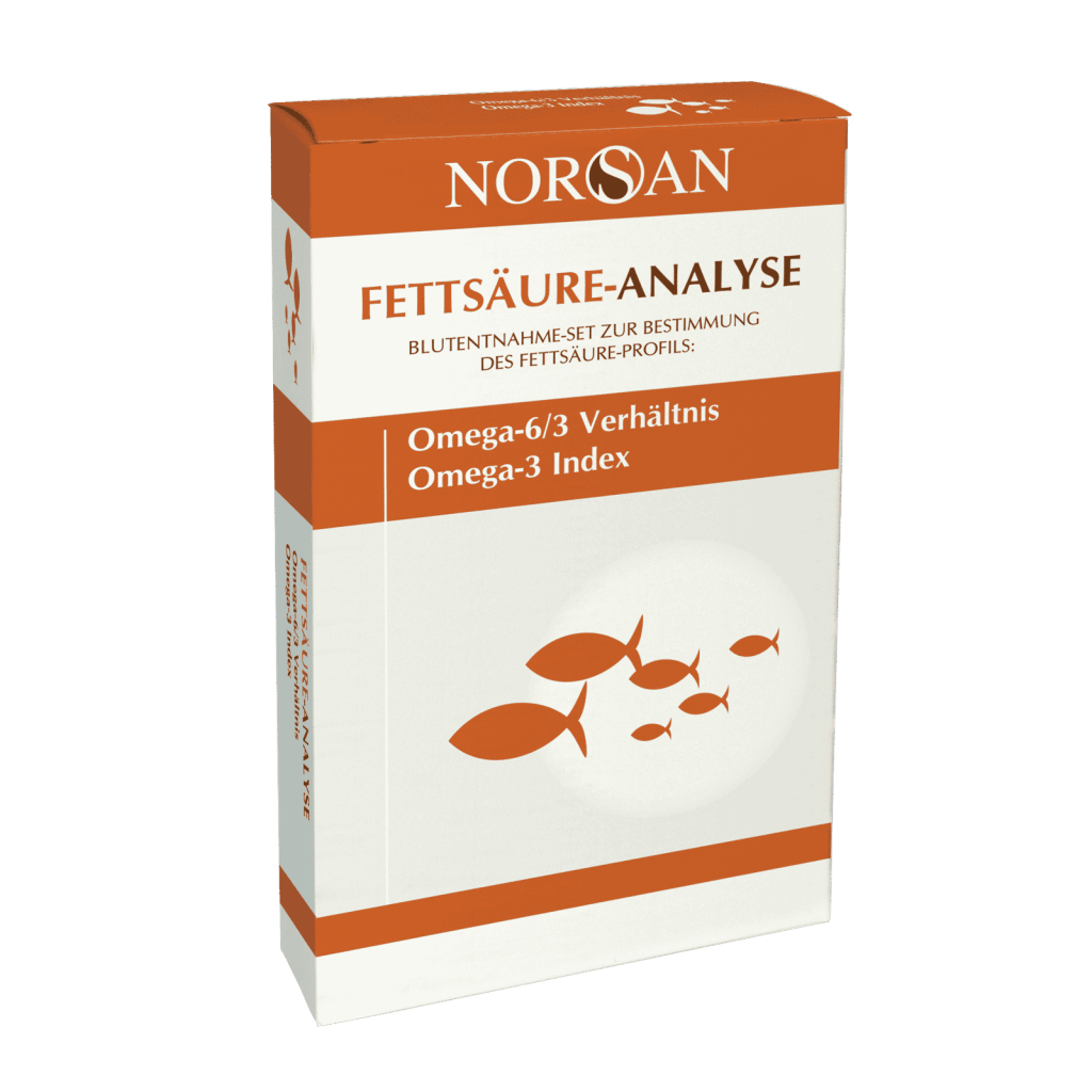 NORSAN Fettsäureanalyse – Selbsttest zur Bestimmung von Omega-3-Index und Omega-6/3-Verhältnis