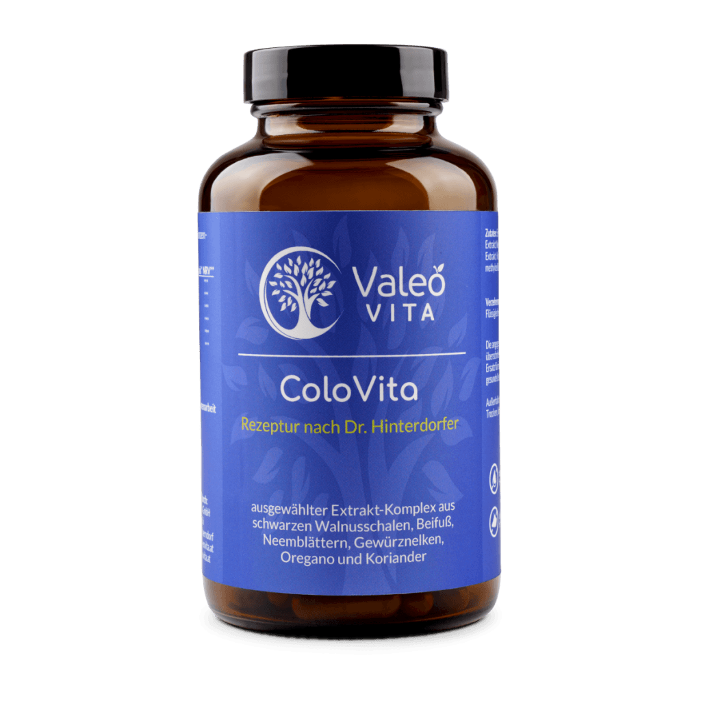 ColoVita Darm-Komplex Kapseln von Valeo Vita – 6 Pflanzenextrakte, u. a. Artemisia, Oregano und Neem