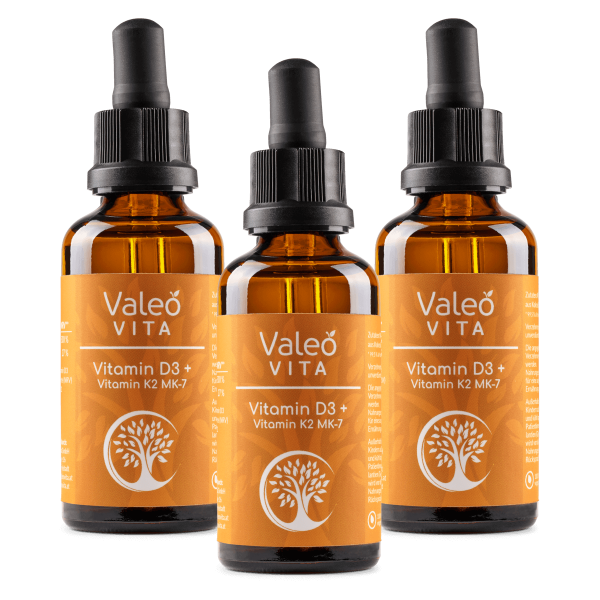 Valeo Vita Vitamin D3 + K2 Tropfen 3er
