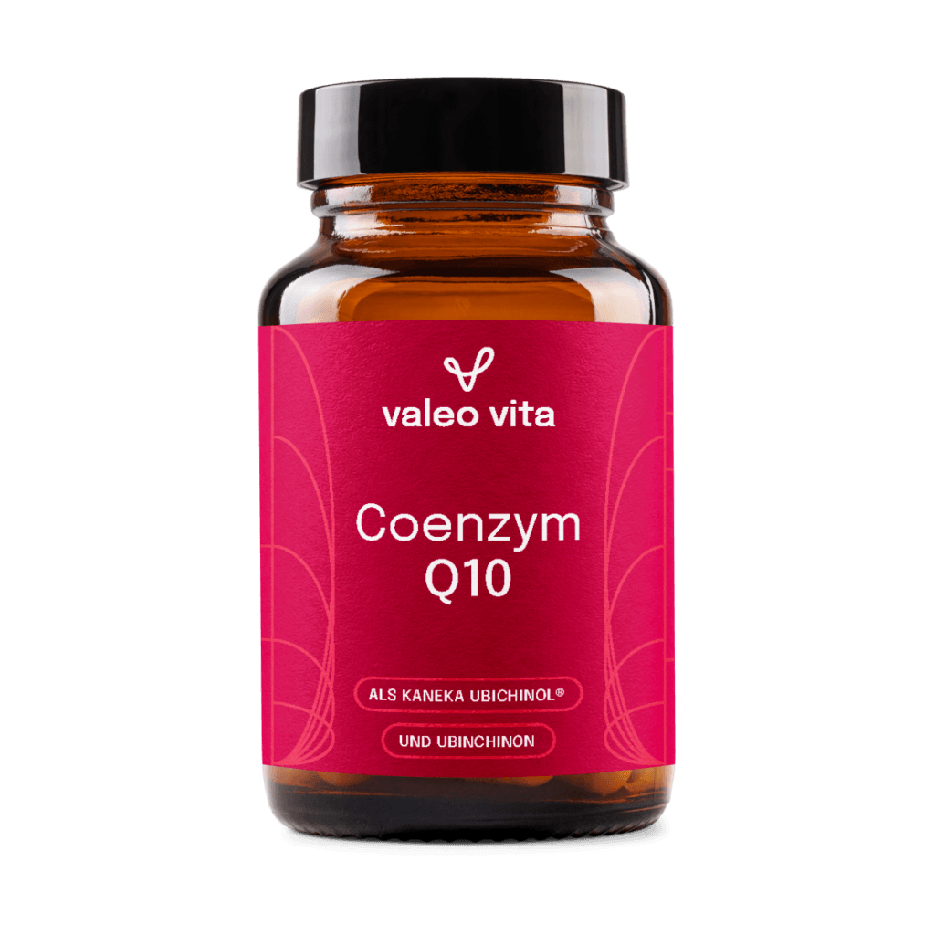 Coenzym Q10 Kapseln von Valeo Vita – 200 mg Q10 pro Kapsel aus Ubichinon und Kaneka Ubichinol
