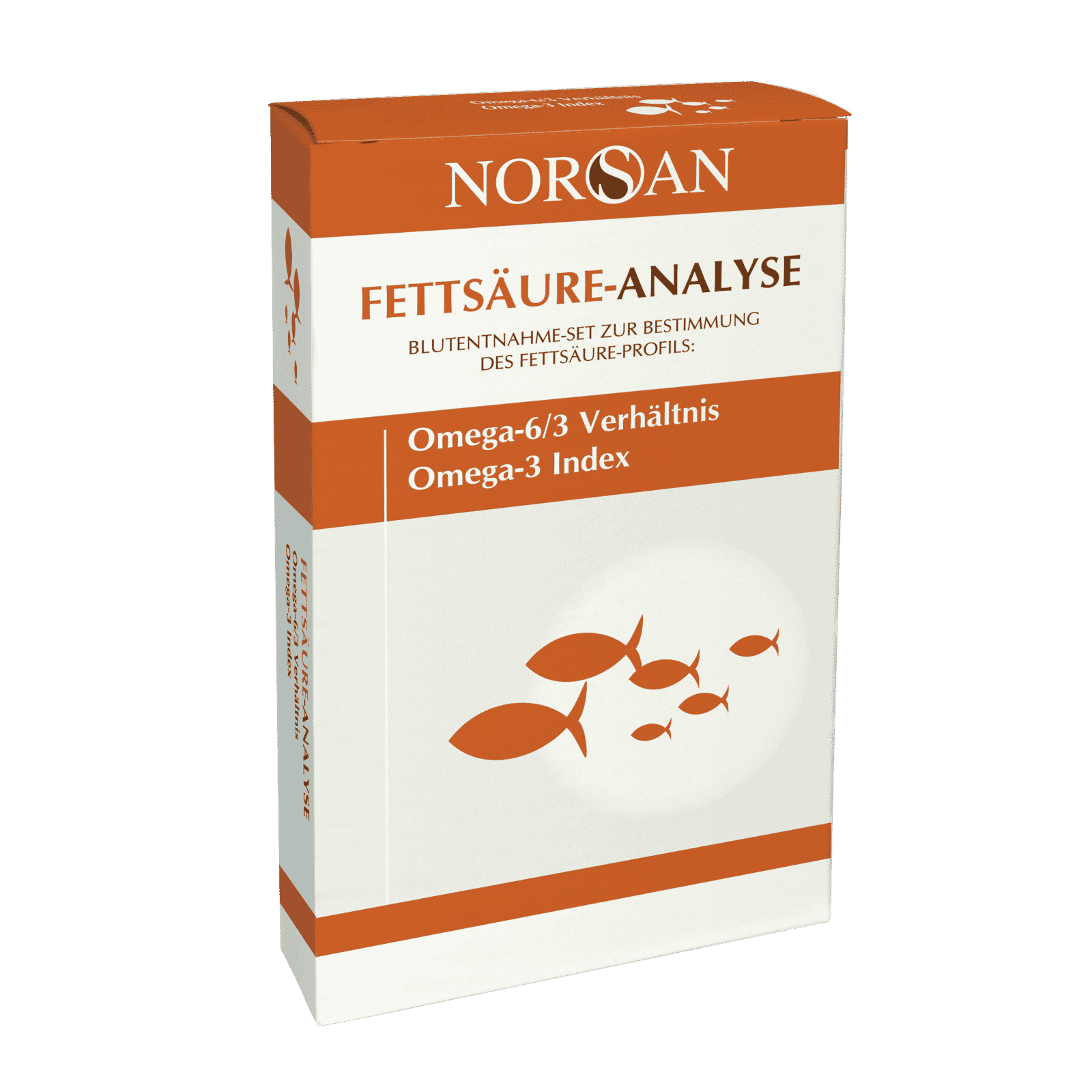 NORSAN Fettsäureanalyse – Heimtest zur Bestimmung des Omega-3-Index und Omega-6/3-Verhältnisses